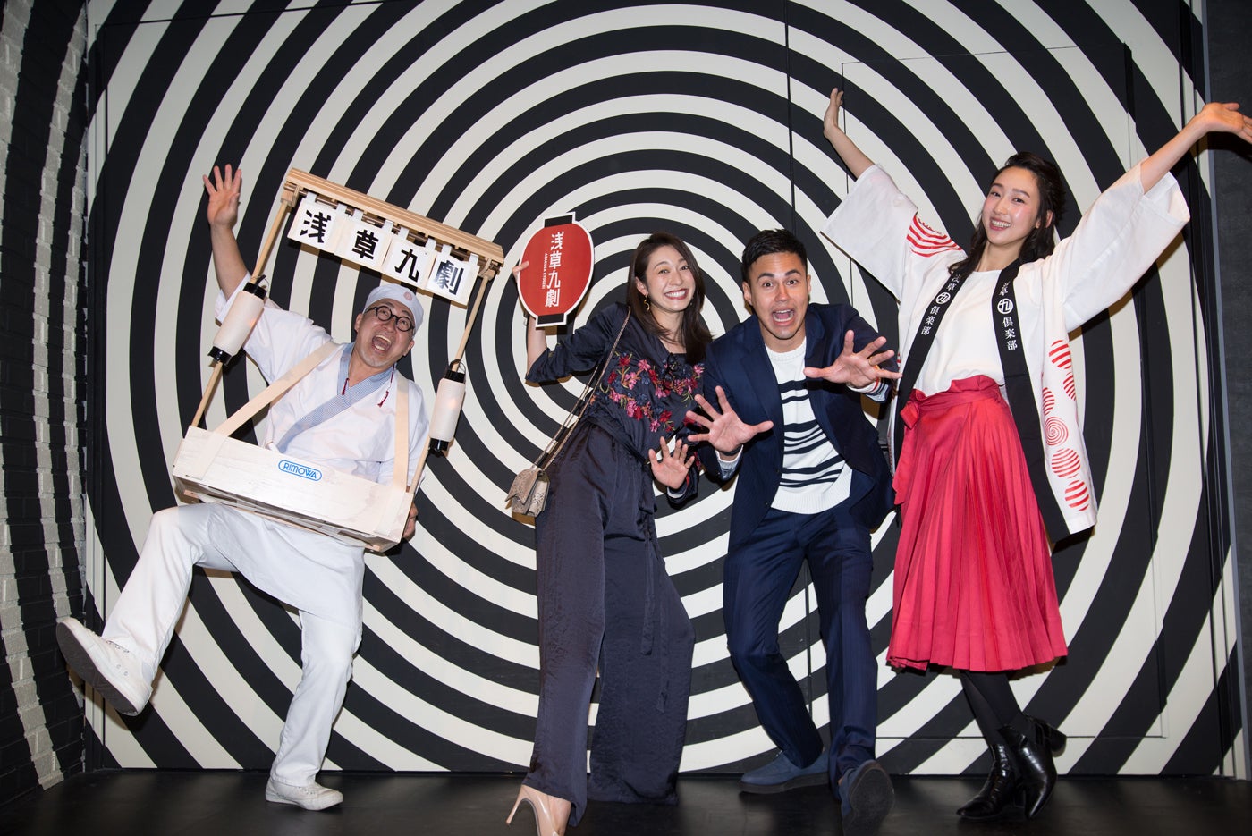 右から松原汐織、ユージ、熊澤枝里子 （提供写真）