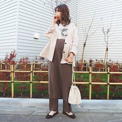 プレママ期でも普通服を活用! ゆるっと大人可愛い秋のマタニティコーデ6選♥