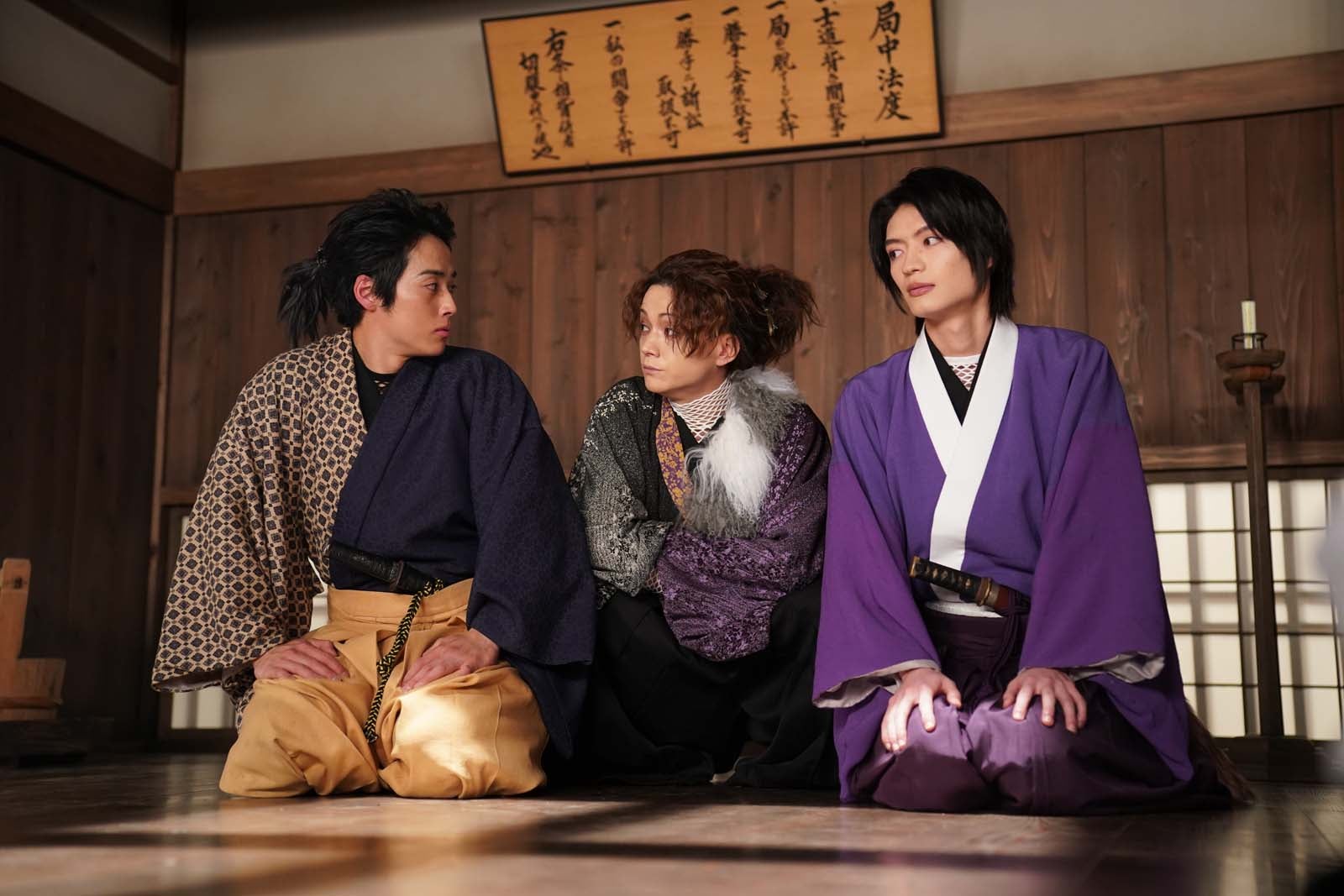 羽谷勝太、三浦涼介、杢代和人「君とゆきて咲く～新選組青春録～」第5話より（C）テレビ朝日