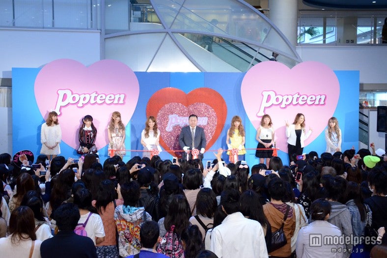 「LaLa　Popteen　Land」のオープン記念イベントの様子