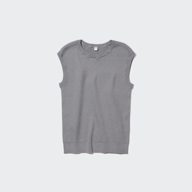 ユニクロ トップス UVカット フレンチスリーブセーター ユニクロ トップス UVカット フレンチスリーブセーター