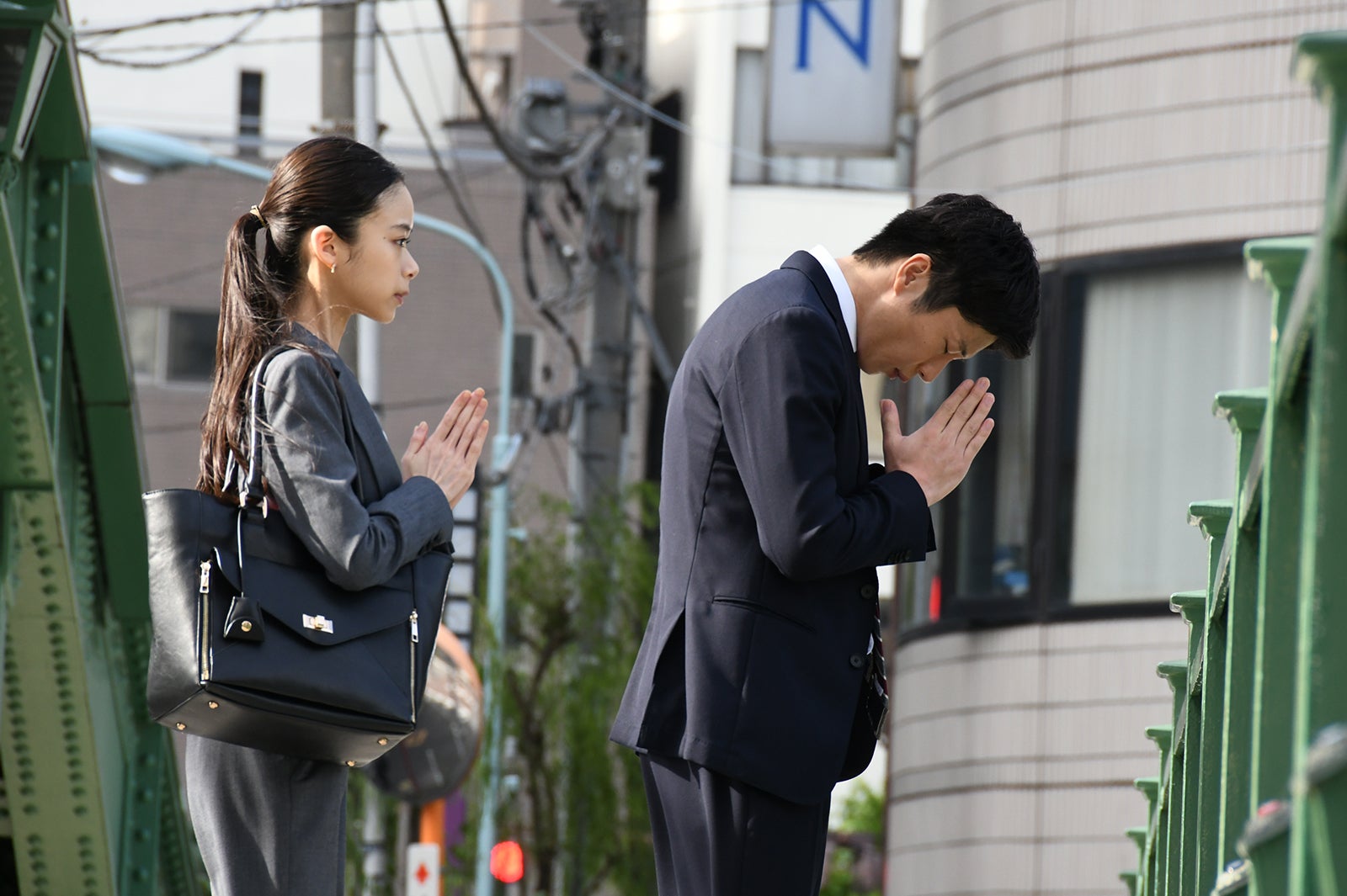 趣里、田中圭（C）テレビ朝日