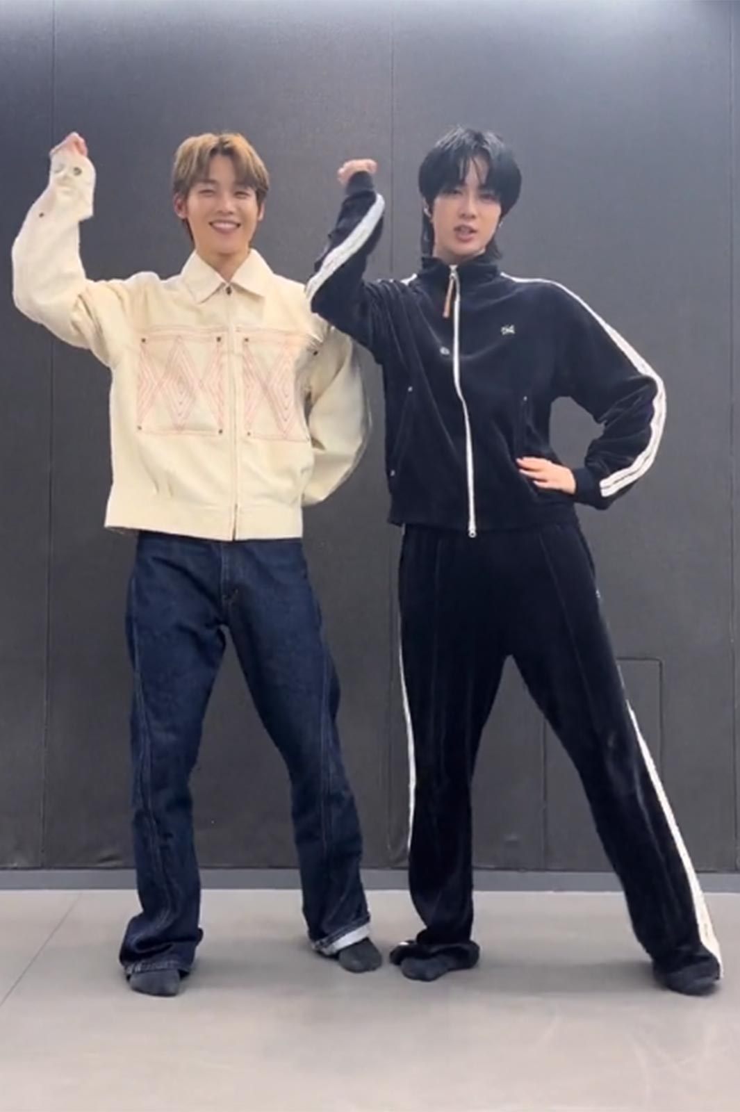 木村柾哉、佐野雄大／INI公式TikTokより