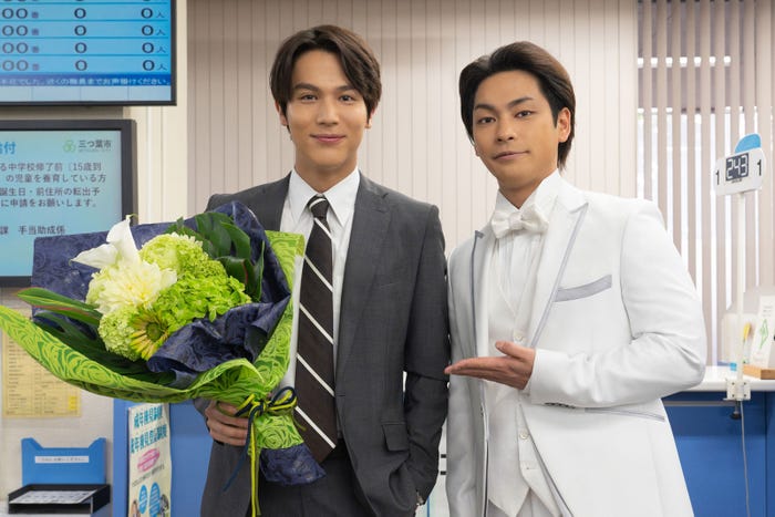 中川大志、柳楽優弥(C)乃木坂太郎/小学館(C)2024映画「夏目アラタの結婚」製作委員会