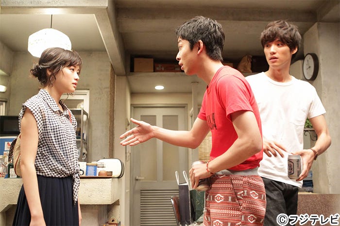 (左から)大原櫻子、太賀、福士蒼汰/『恋仲』第2話より