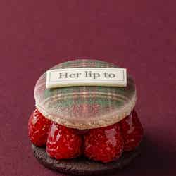 チョコレートとラズベリーのマカロン/提供画像