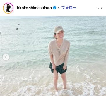 島袋寛子 Instagramより