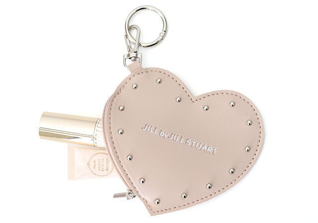 宝島社雑誌付録sweet12月号のジルスチュアートのファーバッグ＆ハートポーチチャーム5