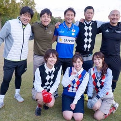 鷲見玲奈、佐藤美希、伊藤かりん、美女3人のフットゴルフウェア姿に「めっちゃ可愛い」「天使」