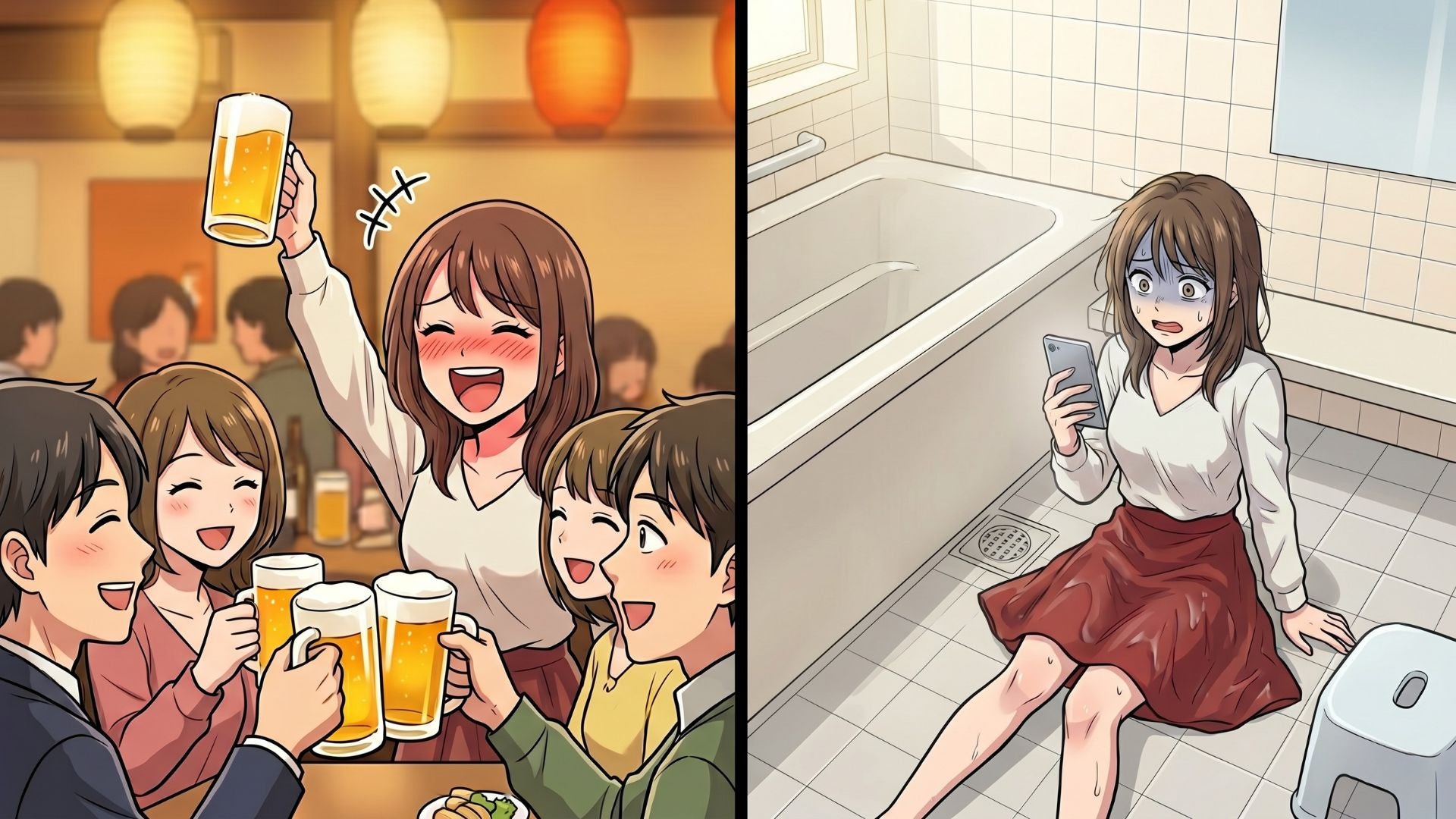 【実体験】忘年会で“泥酔”して元カレに連絡...『深夜の暴走』が発覚後、絶望していたら【予想外の展開】に！？
