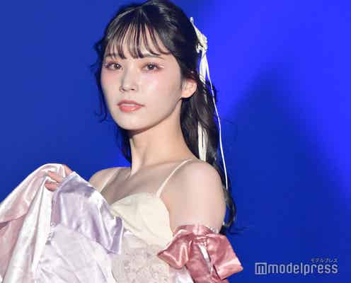 那須ほほみ、キャミソールから艶めく肩大胆披露 ホワイトアイラインで女神級オーラ放つ<TGC しずおか 2024>