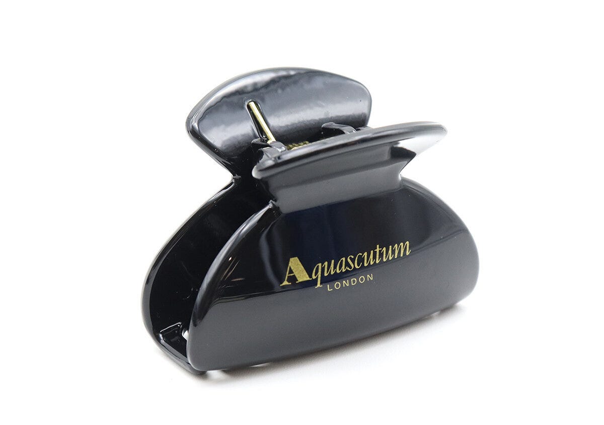 宝島社雑誌付録ＧＬＯＷ3月号のアクアスキュータムのヘアクリップ1