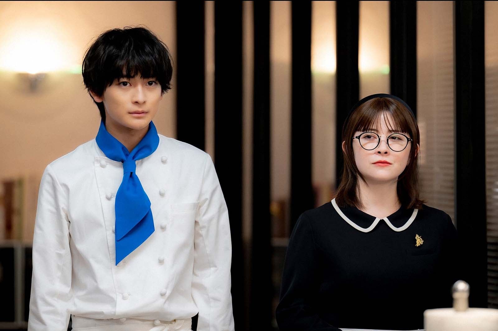 高橋文哉、宮澤エマ「フェルマーの料理」第2話より（C）TBS