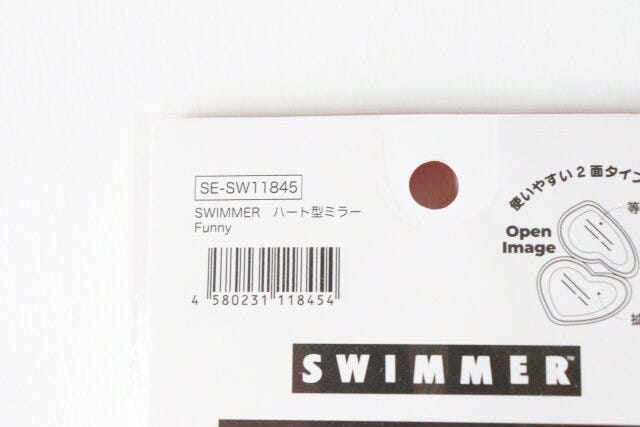 SWIMMERハート型ミラーFunny　JANコード