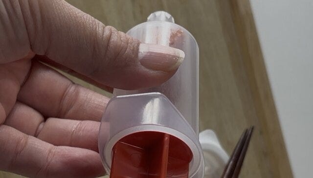 ダイソーの押し出すたらこペーストの使い方