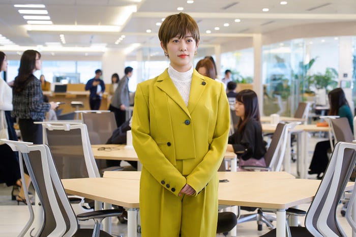 高畑充希/「ムチャブリ! わたしが社長になるなんて」第1話より(C)日本テレビ