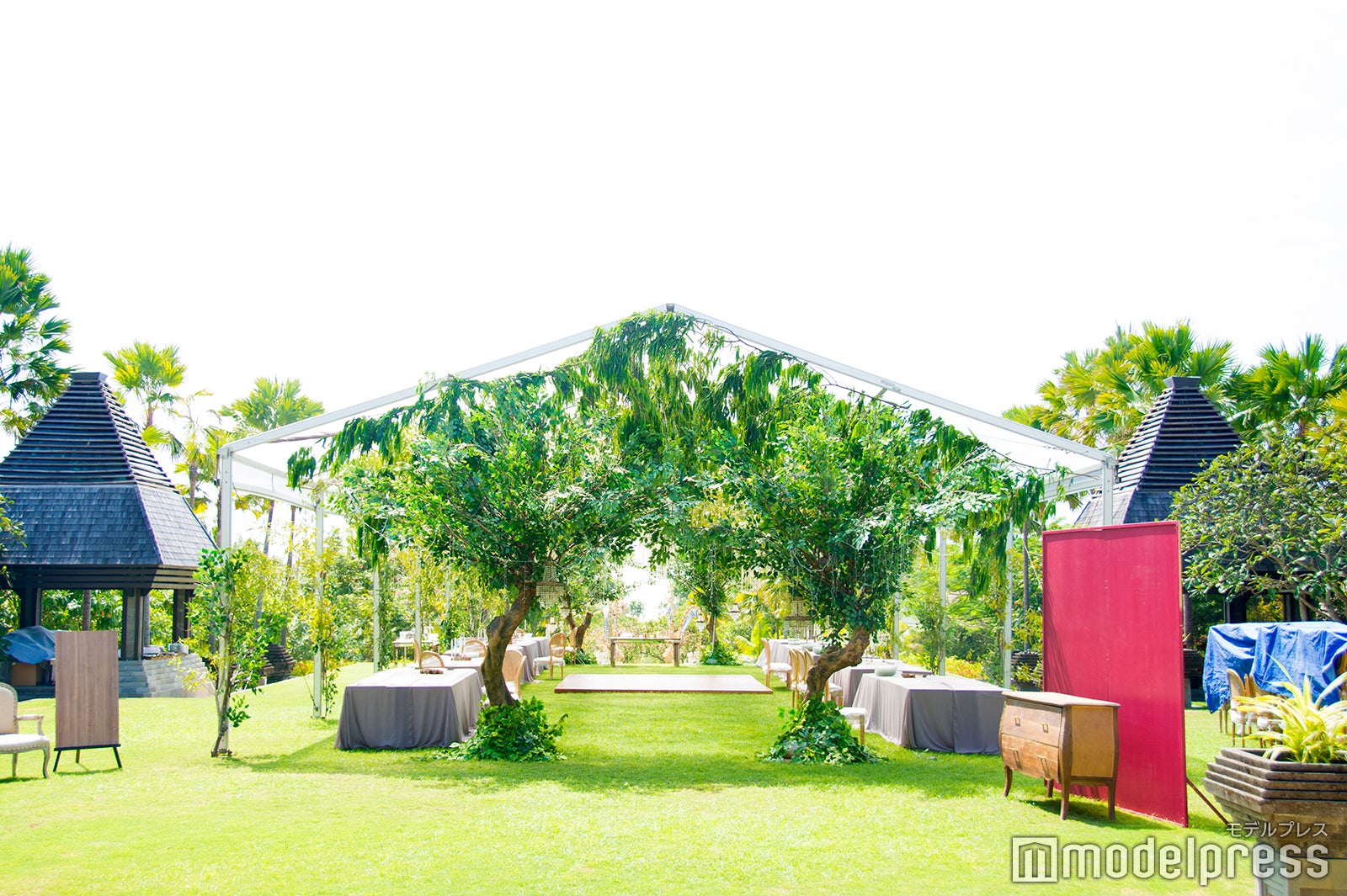 屋外会場も（C）モデルプレス