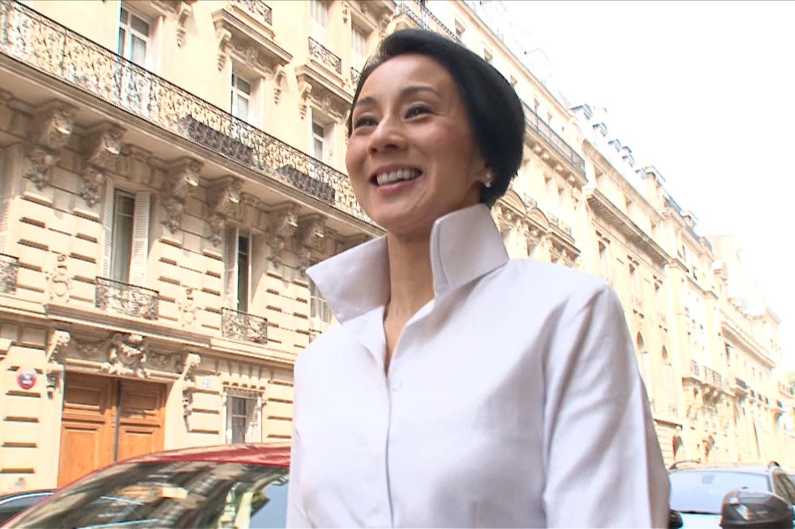 パリの日本人妻・中村江里子さん／画像提供：毎日放送