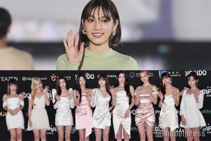 古川優香、Kep1er/ヒカル、イェソ、ダヨン、ユジン、チェヒョン、シャオティン、ヒュニンバヒエ、ヨンウン、マシロ(C)モデルプレス