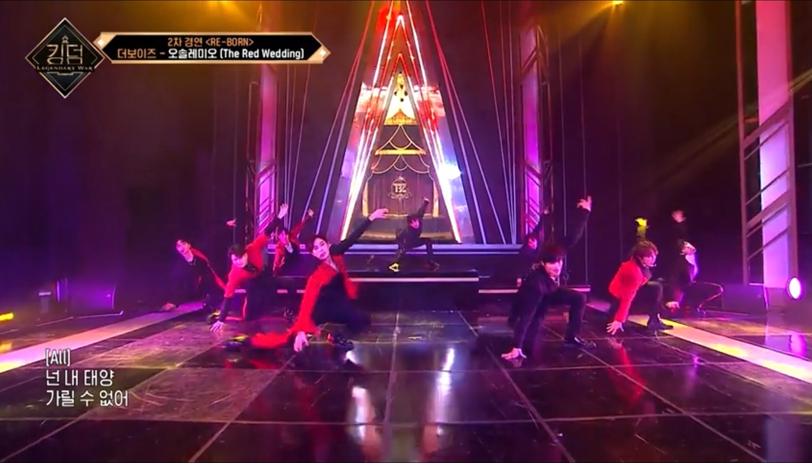 THE BOYZ「KINGDOM：LEGENDARY WAR」4話より（C）AbemaTV, Inc.