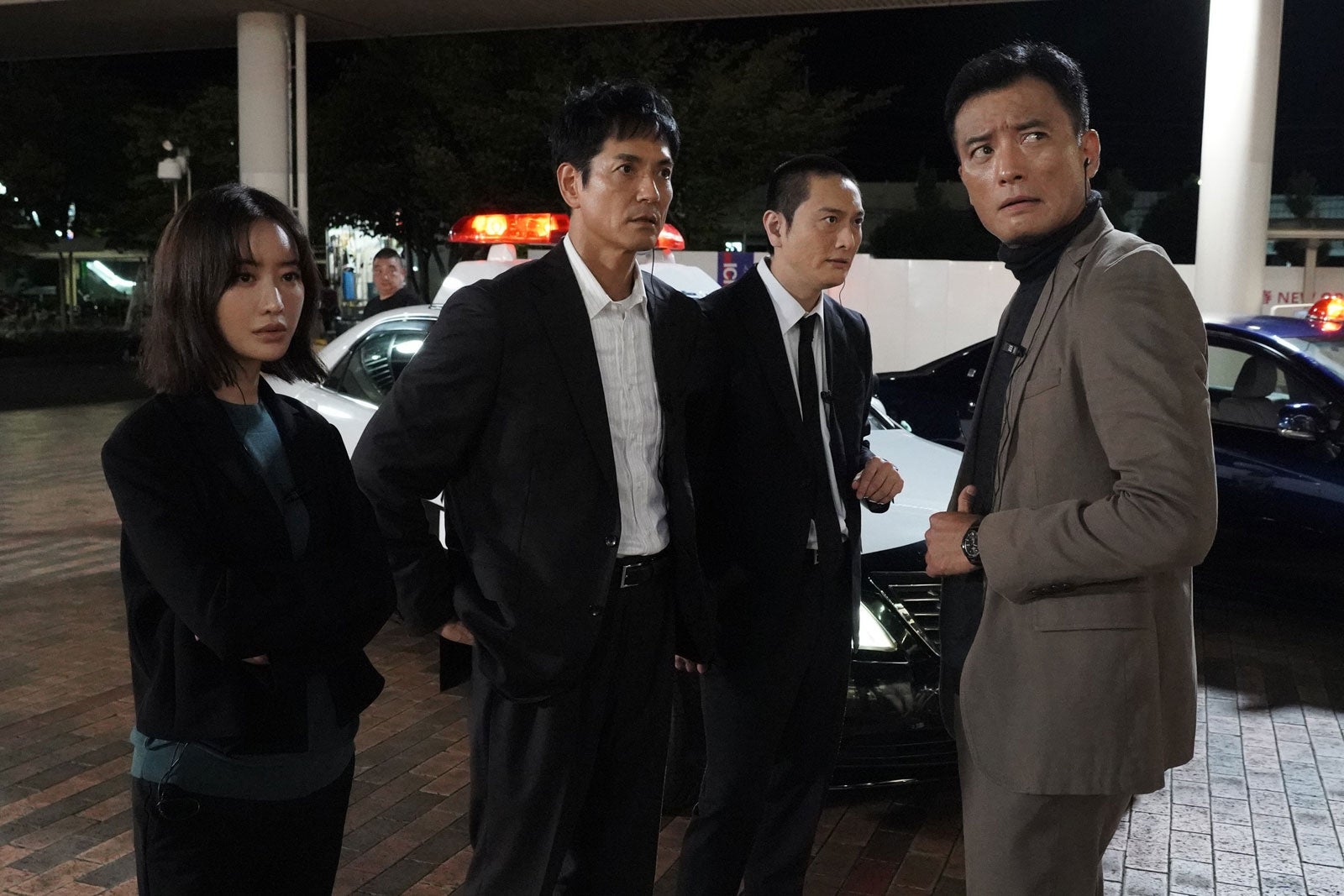（左から）松本まりか、沢村一樹、JP、徳重聡「トクメイ！警視庁特別会計係」第2話（C）カンテレ
