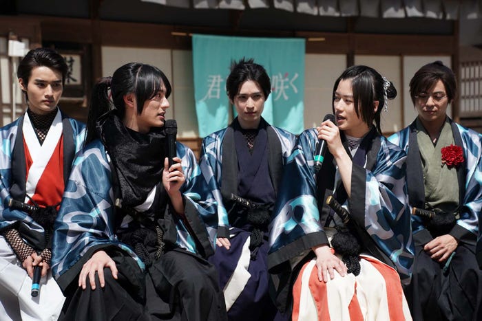 前田拳太郎、奥智哉「君とゆきて咲く~新選組青春録~」記者会見より(C)テレビ朝日