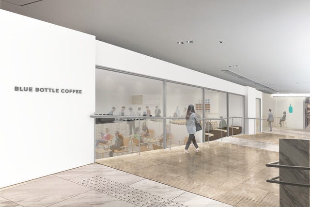 「ブルーボトルコーヒー 銀座カフェ」GINZA SIXに誕生、銀座限定メニューも
