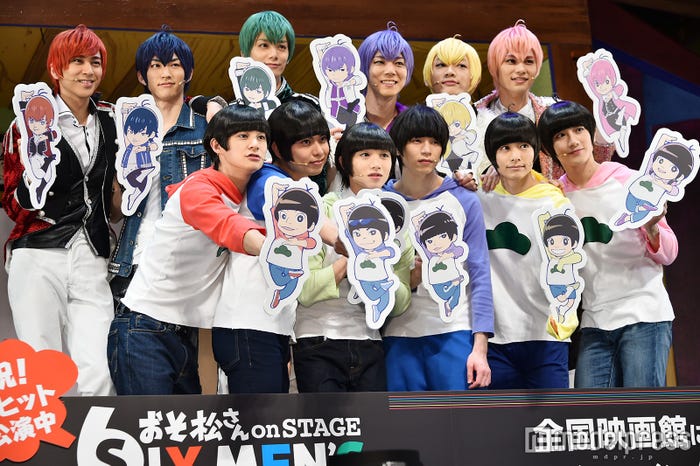 舞台『おそ松さん on STAGE ~SIX MEN’S SHOW TIME 2~』会見 (C)モデルプレス