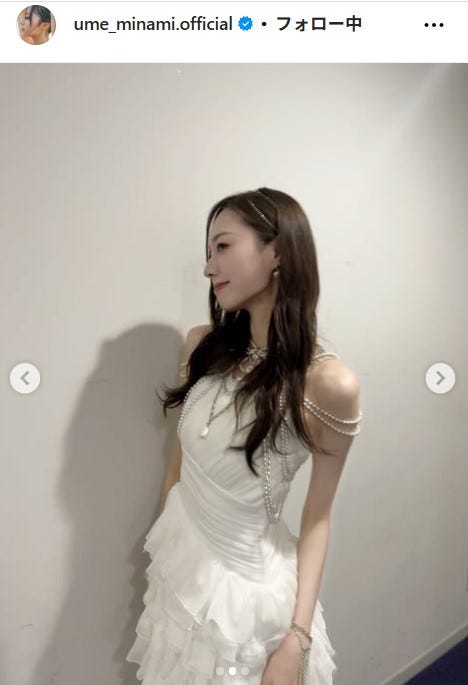 梅澤美波公式Instagramより