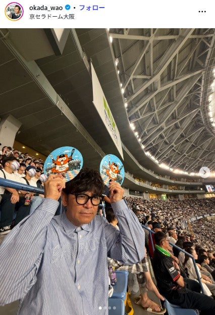 岡田圭右Instagramより