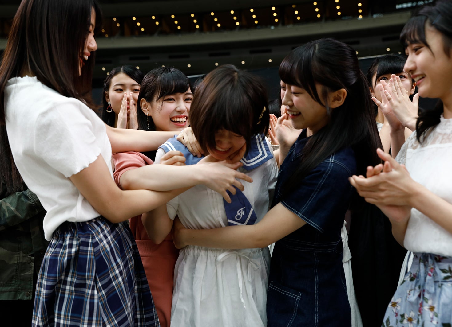 2ndシングル選抜メンバー発表の瞬間（C）STU