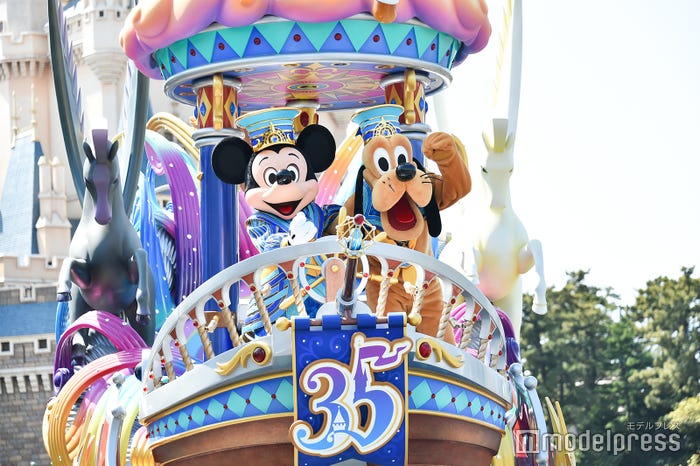 ミッキーマウス、プルート/パレード「ドリーミング・アップ!」(C)モデルプレス(C)Disney