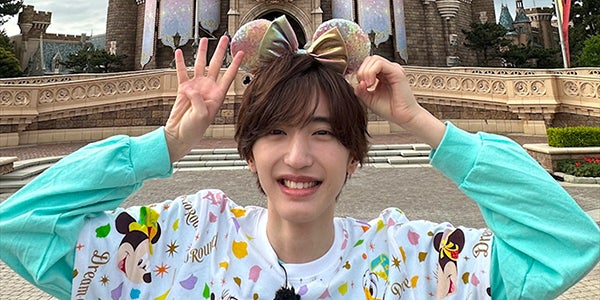 なにわ男子・道枝駿佑、ミッキーに「アイムみっちー！」と自己紹介