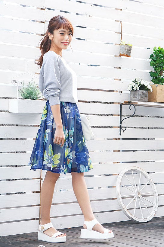 メッシュフレアスカート「神戸レタス」2,690円（税込）／画像提供：神戸レタス