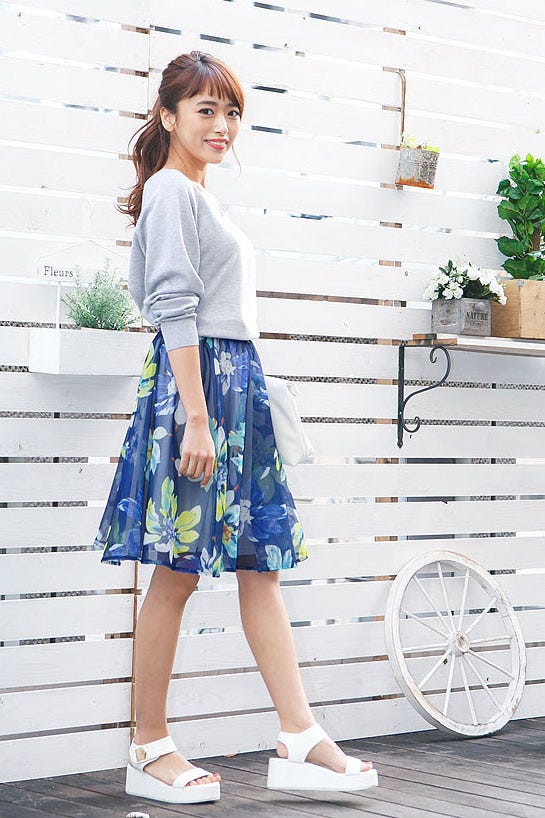 メッシュフレアスカート「神戸レタス」2,690円(税込)/画像提供:神戸レタス