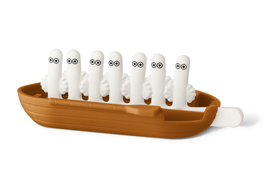 01【第1弾】ニョロニョロ ボートのヘアコーム