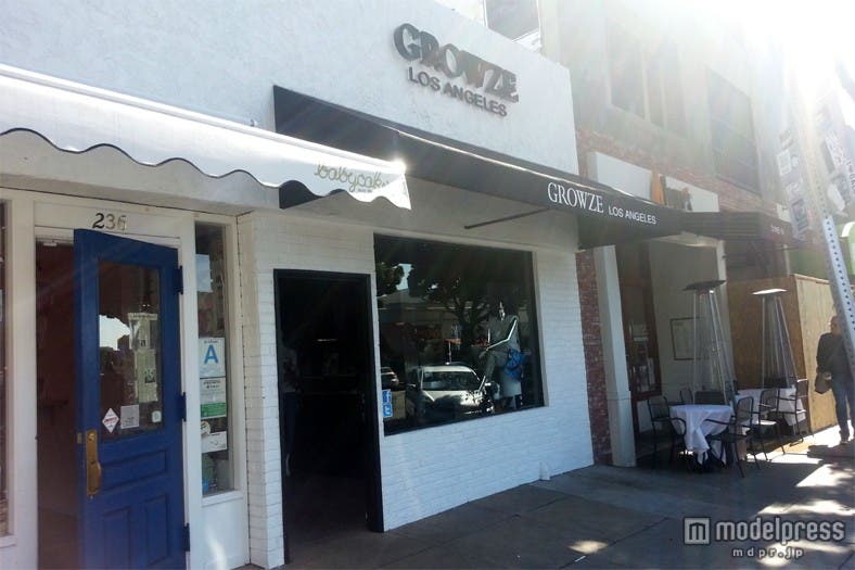 米・ロサンゼルス発のブランド「GROWZE」フラッグシップショップの外観