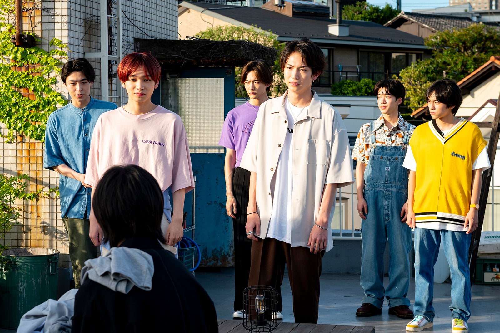 八村倫太郎、宮世琉弥、NOA、綱啓永、森愁斗、山下幸輝 「君の花になる」第2話より（C）TBS