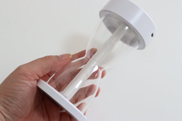 USB式加湿器（砂時計型）　デザイン