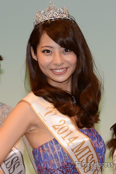 1位、ミス・アース・ジャパン：永田怜奈さん（22）－ミス・アース日本代表