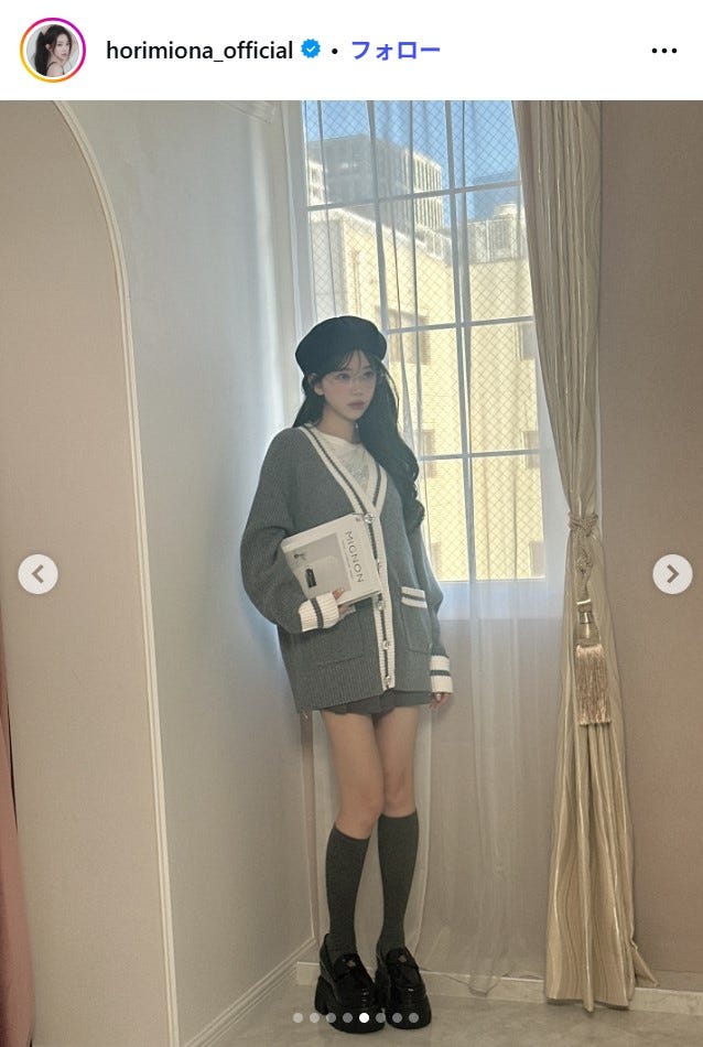 堀未央奈Instagramより