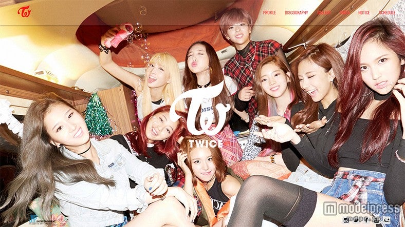 日本人3人が所属で大人気のTWICE／オフィシャルサイトより