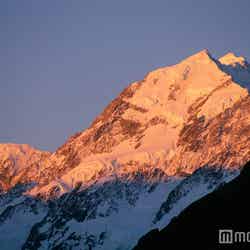マウントクックの夕焼け/画像提供:JTBワールドバケーションズ