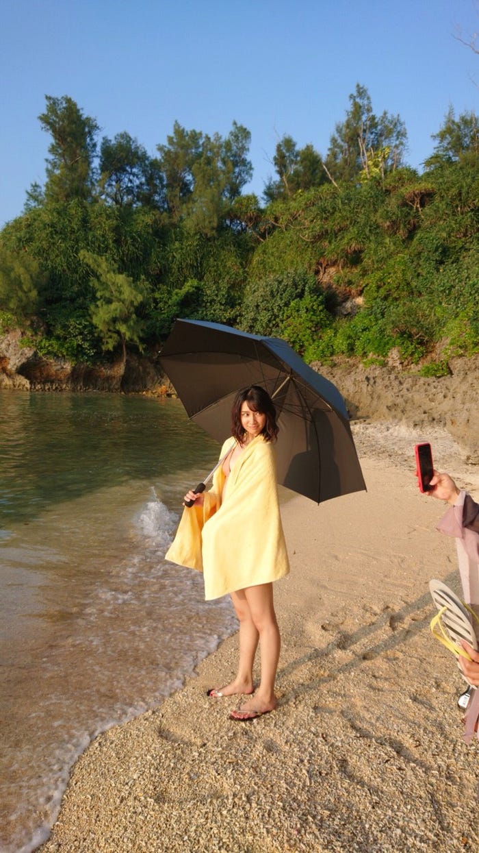 小泉遥撮影オフショット(提供写真)