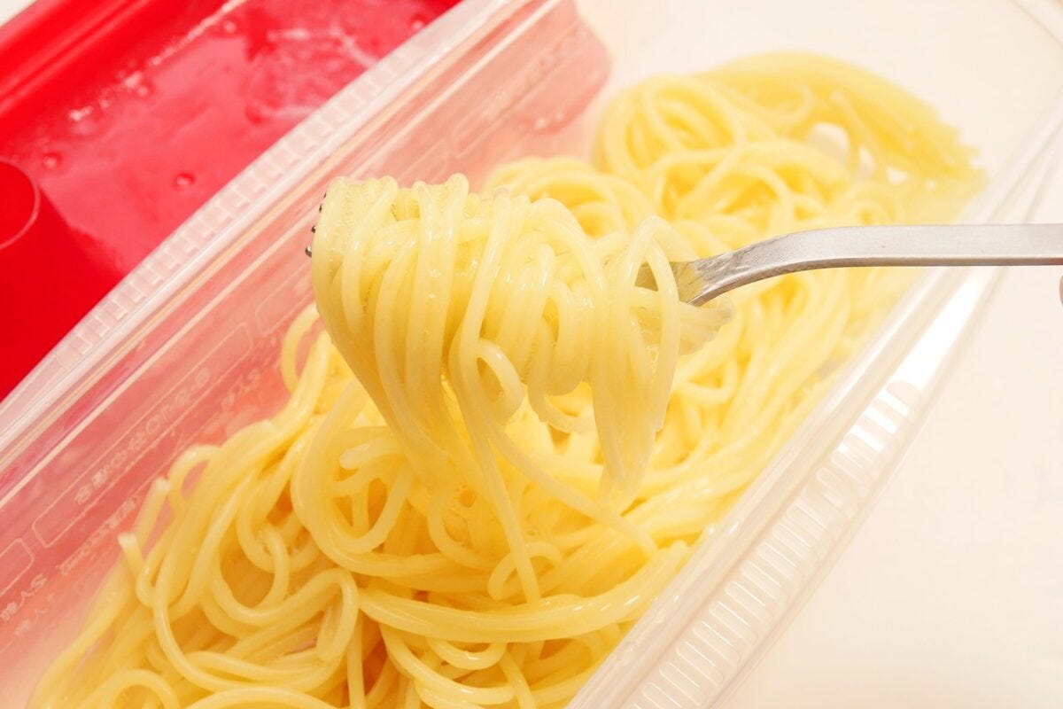 絶品レンジでパスタ