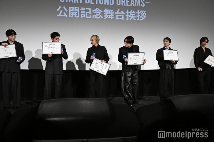 「デビュー5周年のBE:FIRSTが2026年に進化したいこと」を回答したBE:FIRST(左から)RYUHEI(リュウヘイ)、LEO(レオ)、SOTA(ソウタ)、MANATO(マナト)、SHUNTO(シュント)、JUNON(ジュノン)(C)モデルプレス