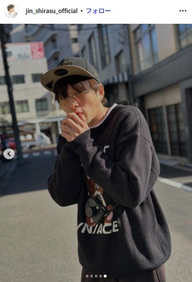 白洲迅Instagramより