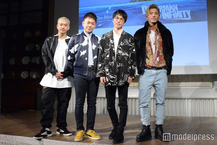 (左から)KUBO-C、GS、P-CHO、KAZUKI(C)モデルプレス