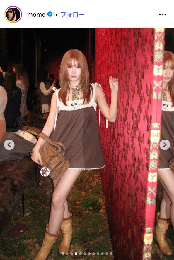 モモInstagramより