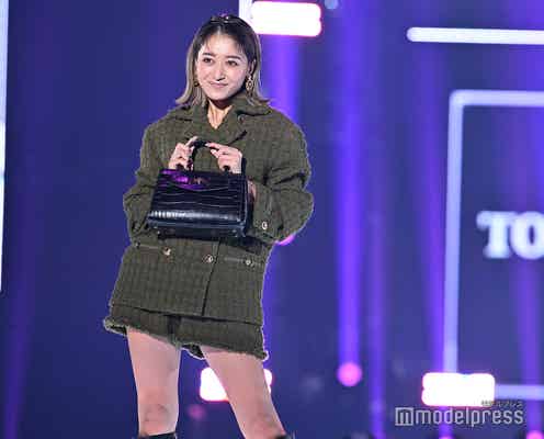 みちょぱ、美脚大胆披露 人生初ボブヘア&オータムコーデがマッチ【TGC 2024 A/W】